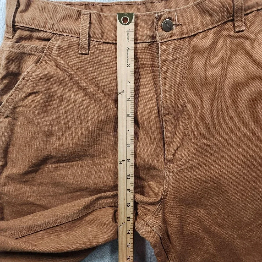 Carhartt B11 Jeans Mens 38x34 (Fits 36x33) Canvas Carpenter Dungaree Fit Work
